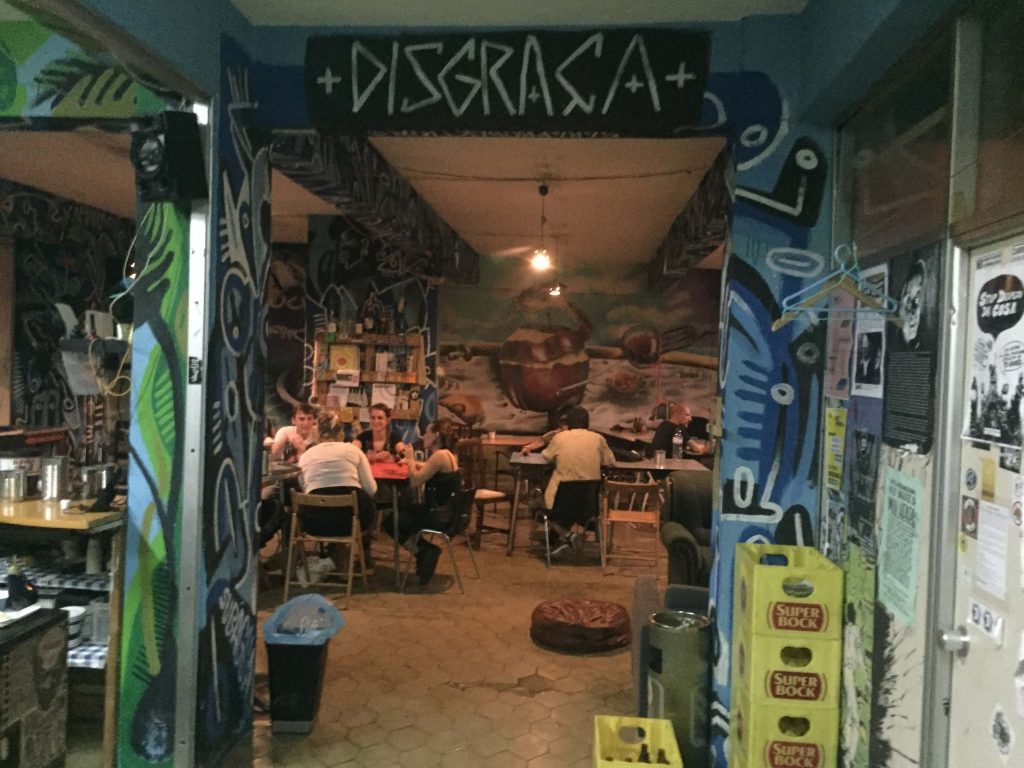 Disgraca Bar and Social Venue in Lisbon, Portugal.