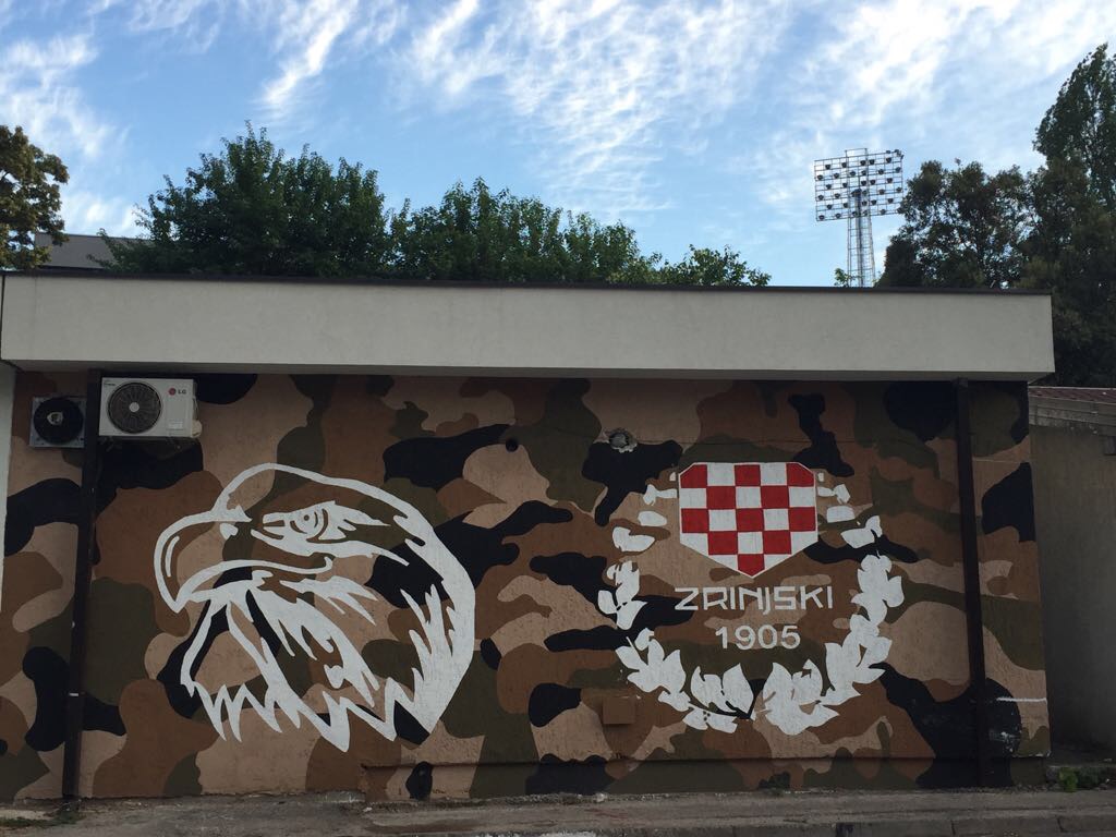 Bijeli Brijeg stadium in Mostar's Western Part