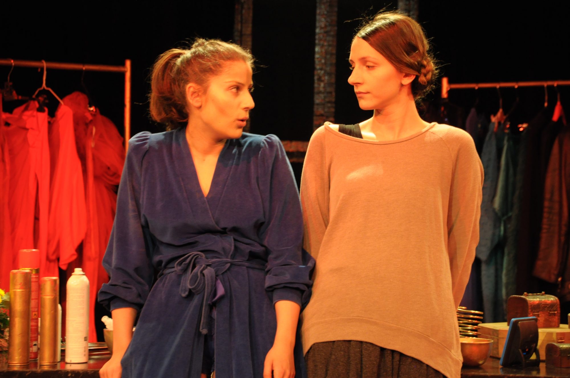 Elma Juković at Kamerni Theater with her colleague in "The Maids"