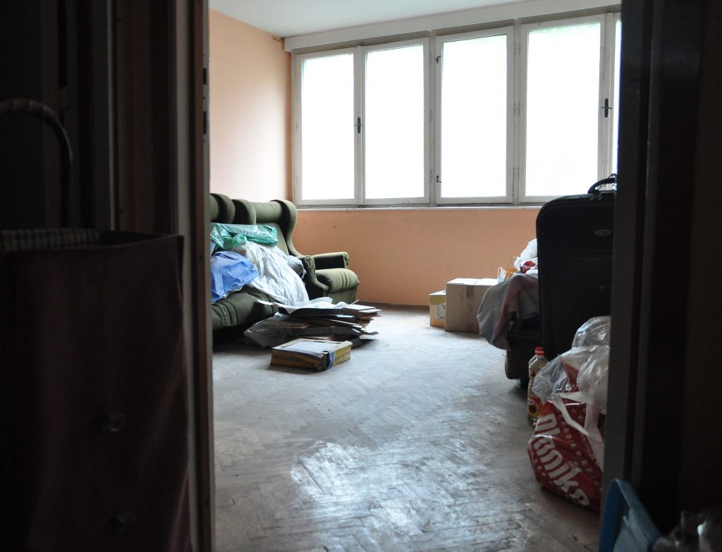 Waiting room: Lejla Kalamujić's home in Grbavica during the war
