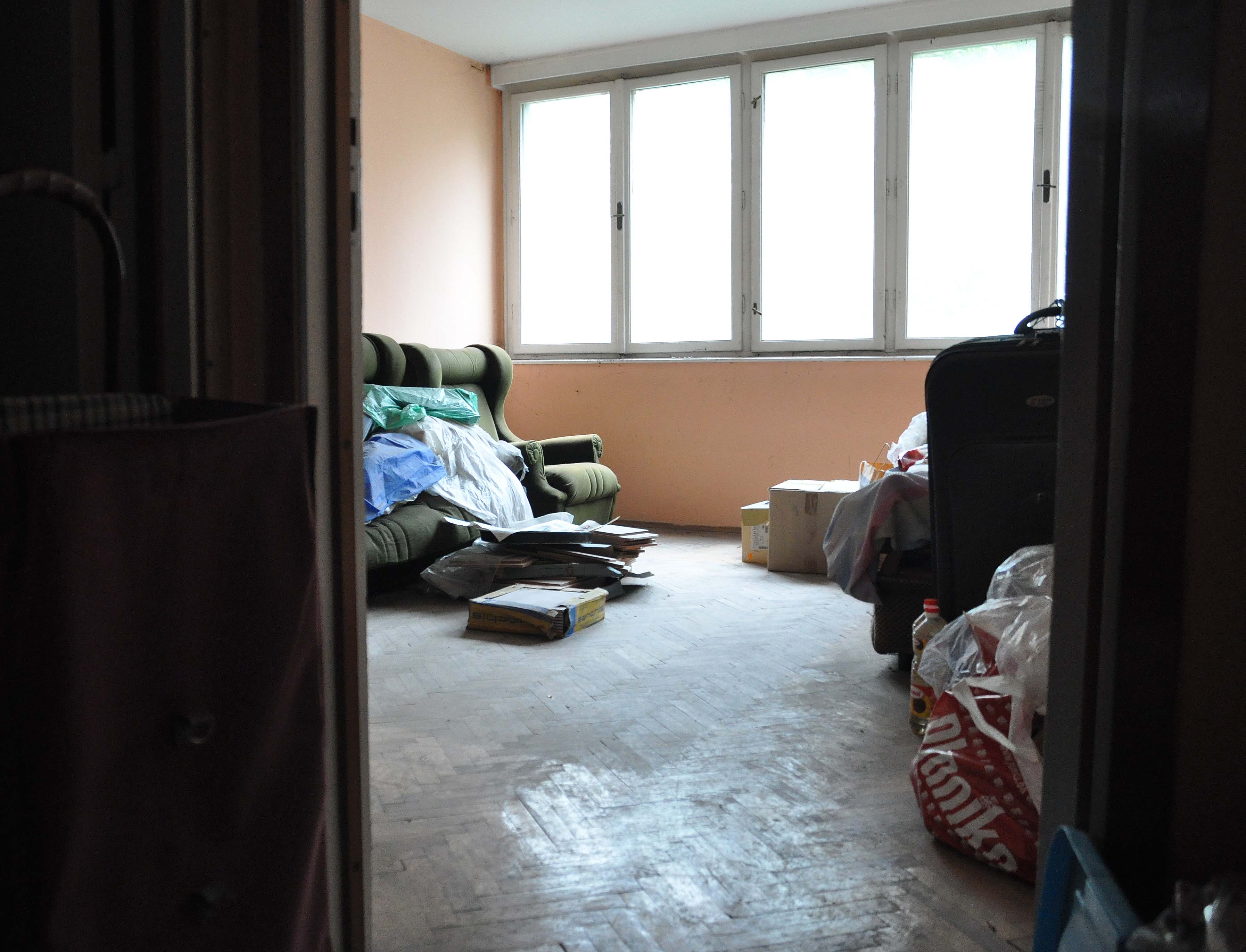 Waiting room: Lejla Kalamujić's home in Grbavica during the war