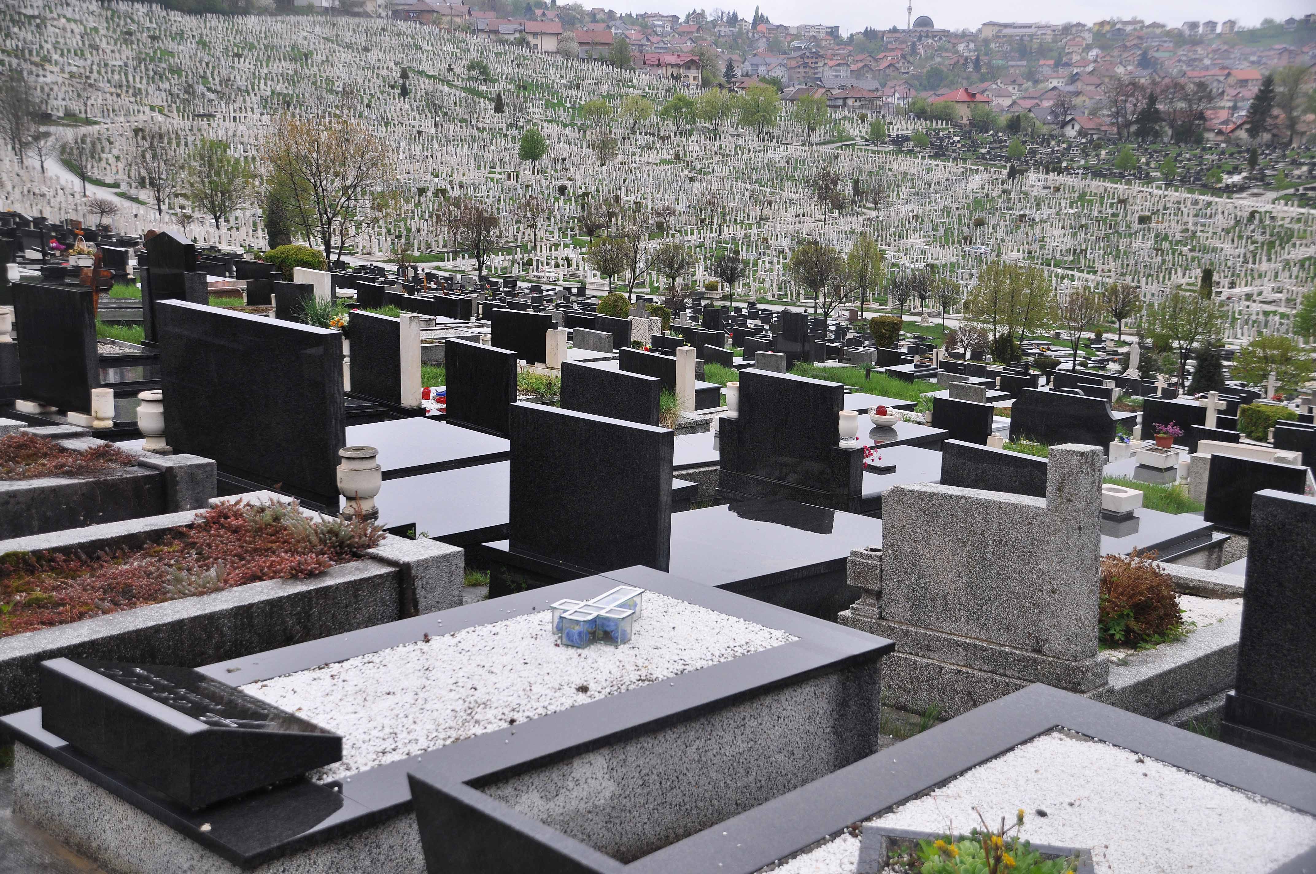 Bare Cementery in Sarajevo is one of the biggest in Europe
