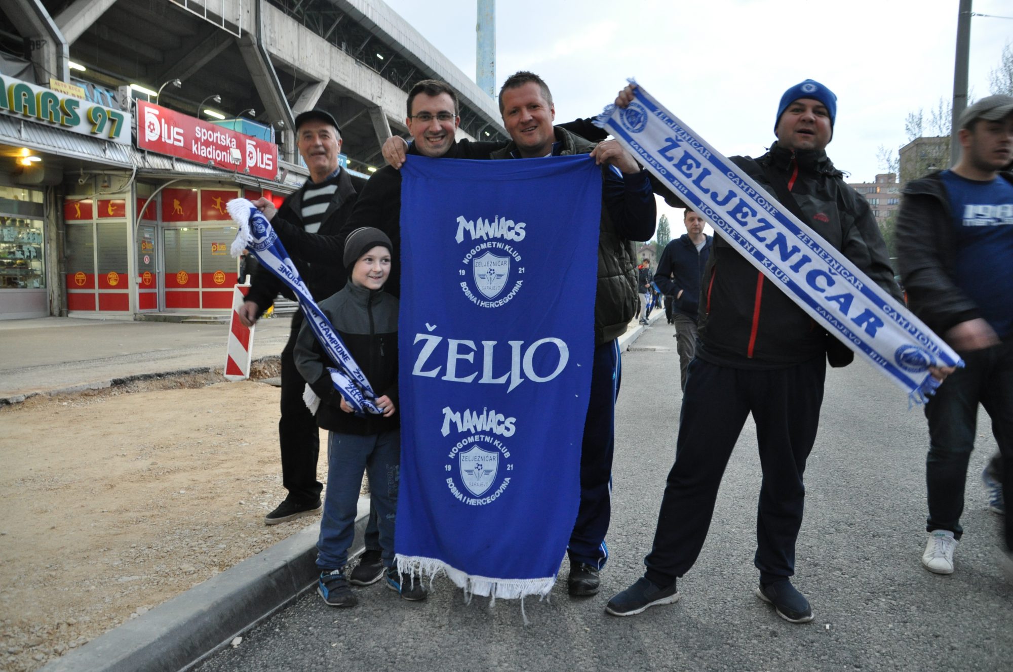 Zeljo at Grbavica Stadium